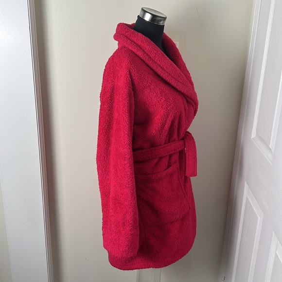 LASenza Hi Barbie Fuzzy Pink Robe Size Small & Medium - Picture 12 of 13